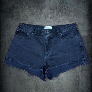 Abercrombie & Fitch black Jean Shorts